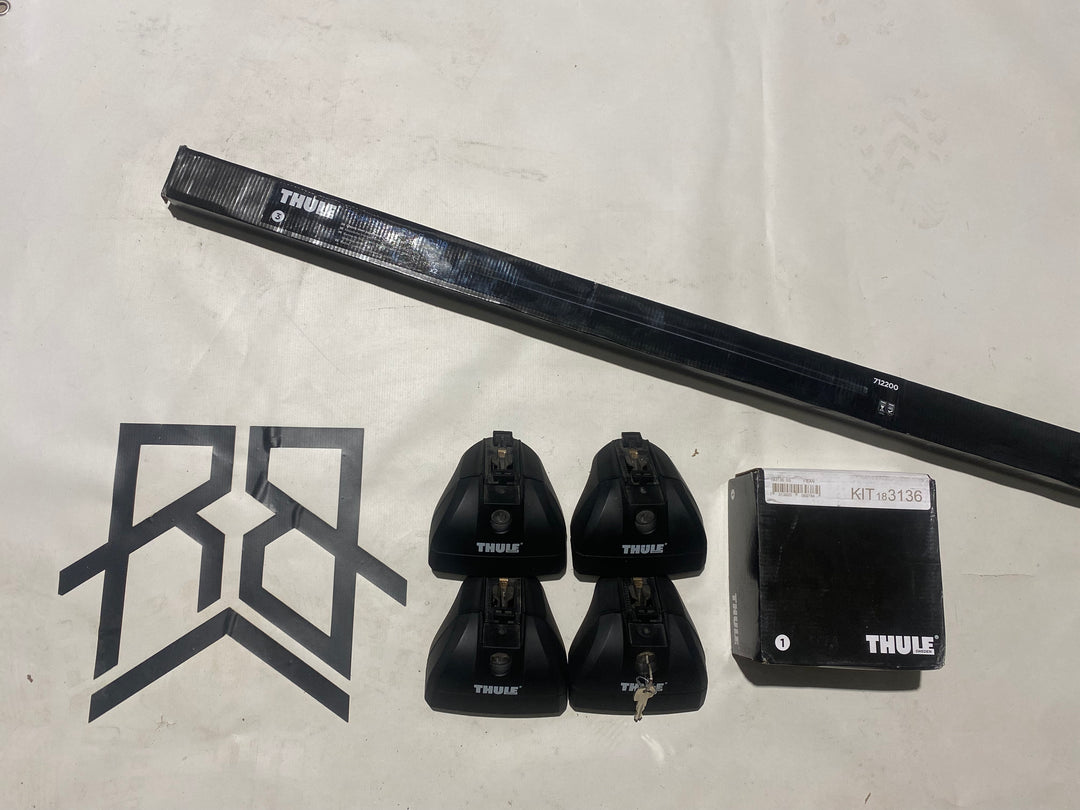 Thule Square bar set for MERCEDES C-Class Saloon 14-21 (3136 - 753 - 7122)