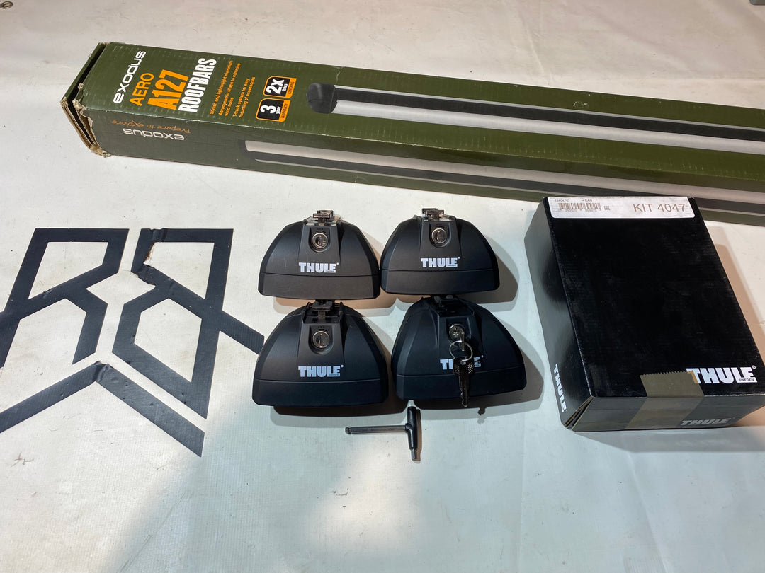 Roof Bar Set For FORD Edge, 5-dr SUV, 15- (4047, 753, a127)
