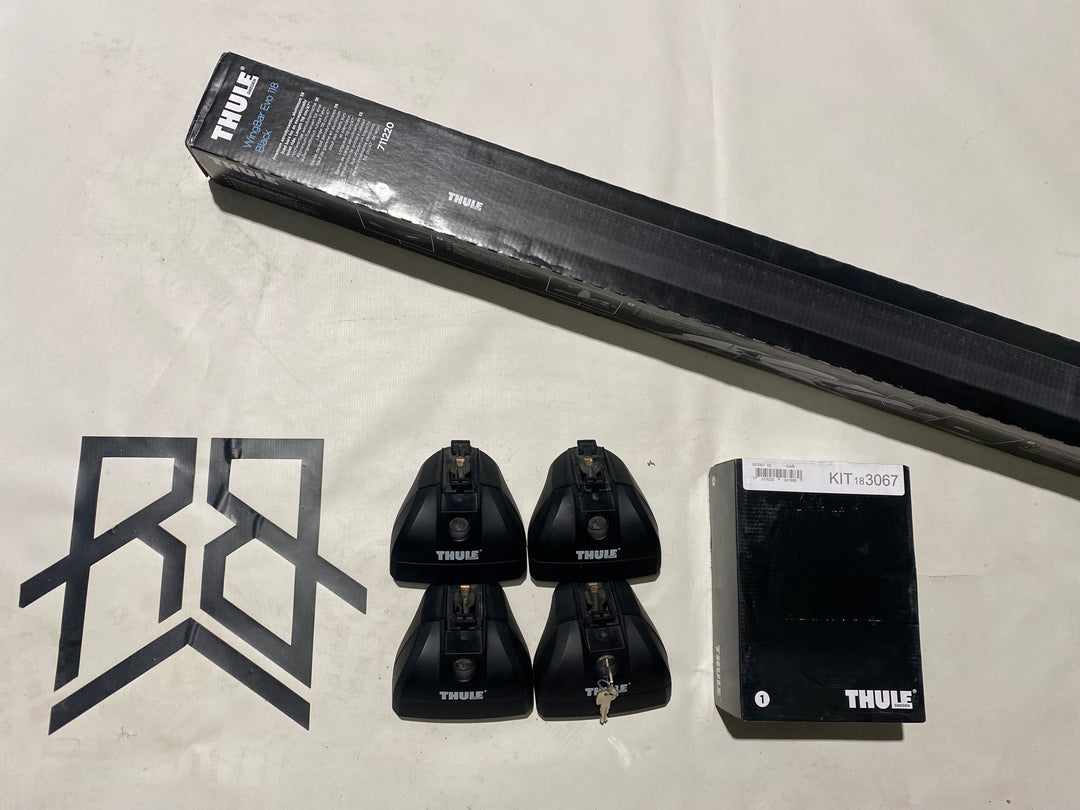 Thule Wingbar Evo Black set for JEEP Compass 07-10 (3067 - 753 - 711220)