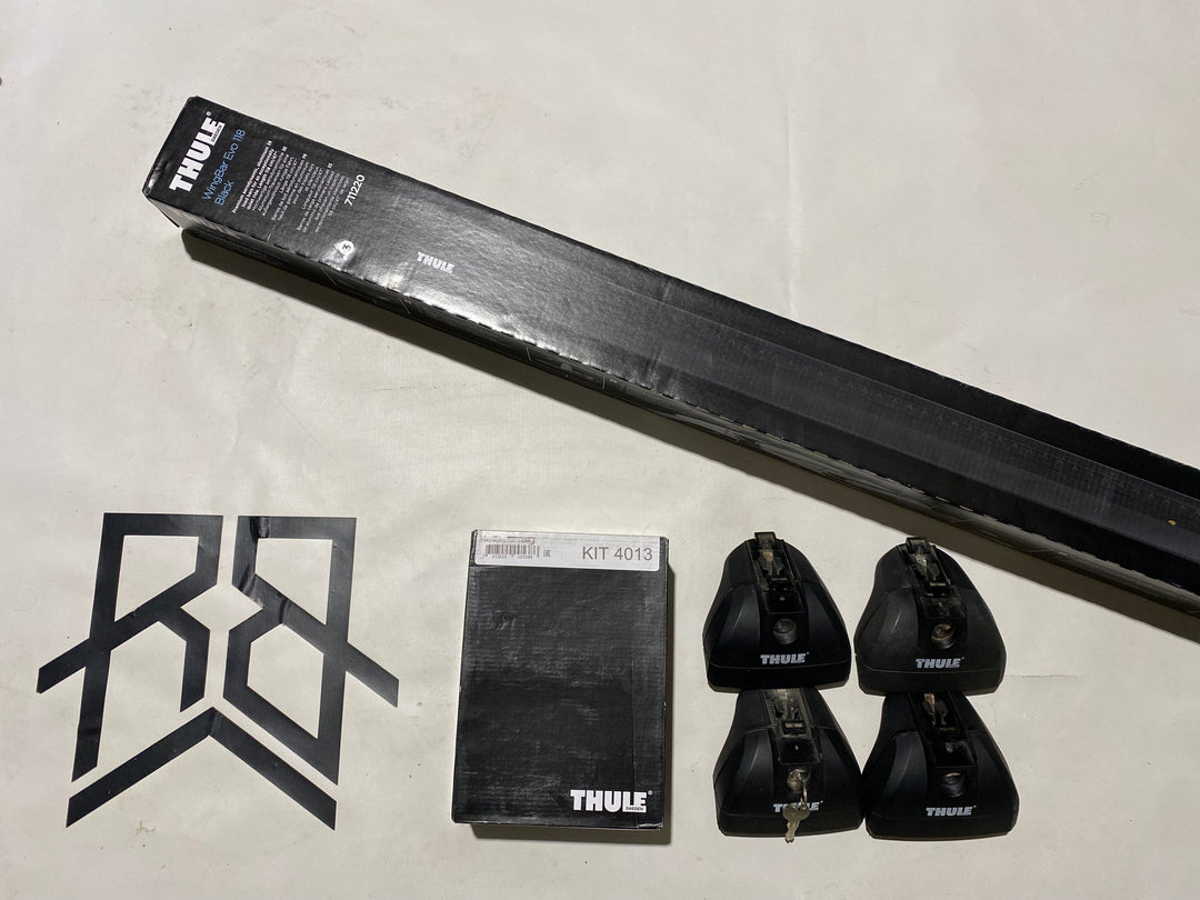 Thule Wingbar evo Black set for BMW X1 09-15. Flush rail. (4013 - 753 - 711220)