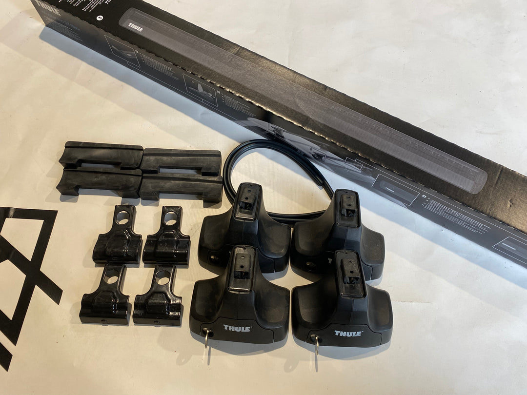 Thule Black Wingbar Set For VOLKSWAGEN Golf V, 5-dr Hatchback, 04-07 & Others (1323, 754, 711320)