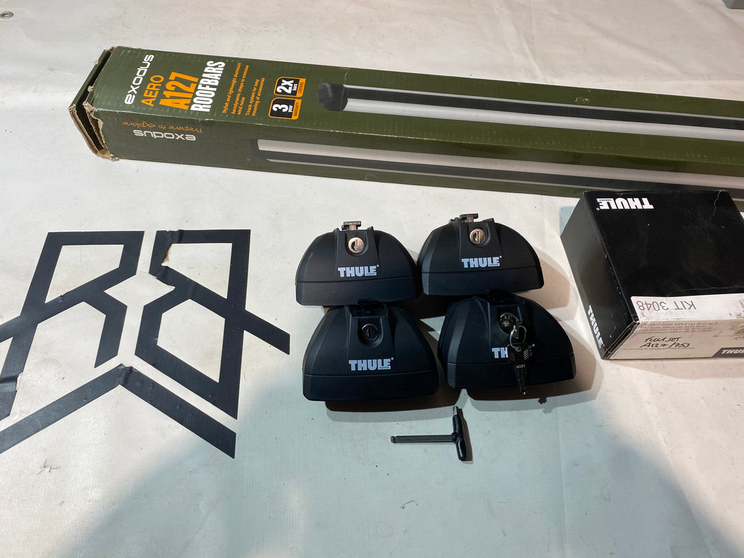 Roof Bar Set For PEUGEOT Expert, 3/4/5-dr Van, 95-06 & Others (3048, 753, A127)