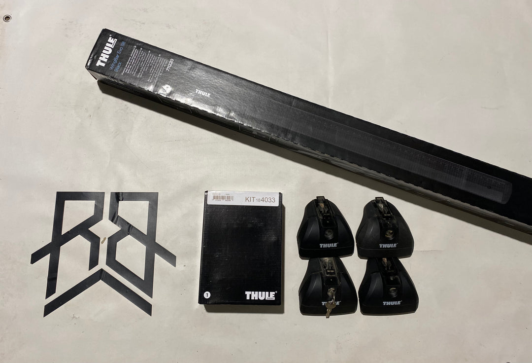 Thule Wingbar Evo black set for VOLVO V40CC 13-18 (4033 - 753 - 711220) Flush Rail