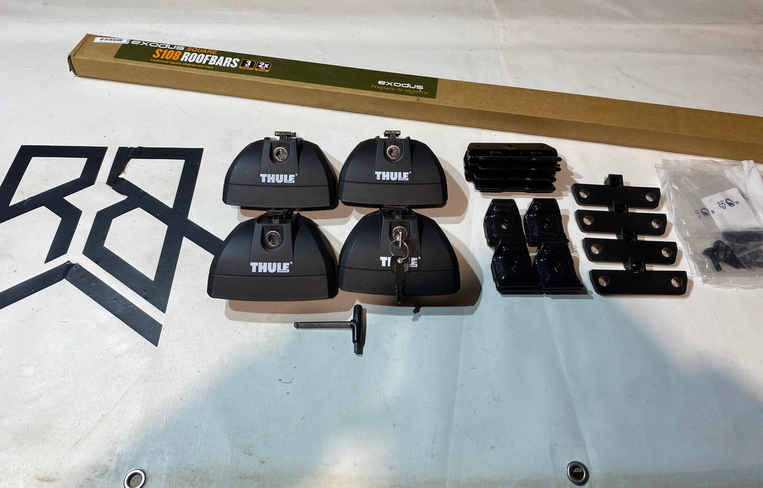 Roof Bar Set For FORD Fiesta 3-dr Hatchback 96-02 (3081, 751, s108)