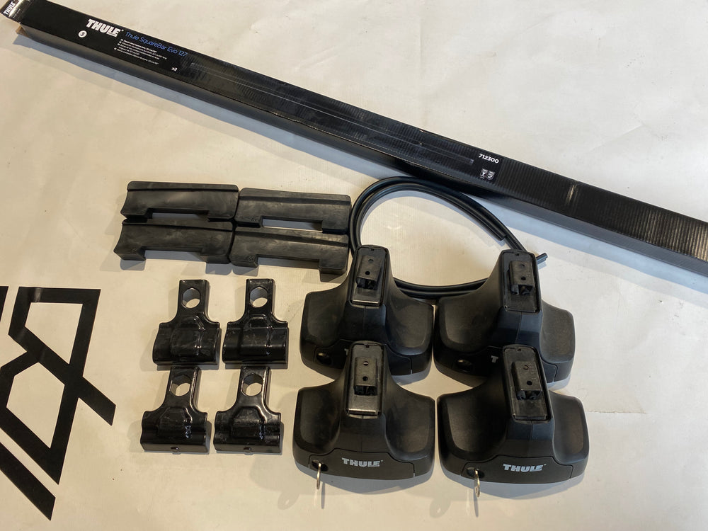 Thule Square Bar Set For VOLKSWAGEN Golf V, 5-dr Hatchback, 04-07 & Others (1323, 754, 7123)