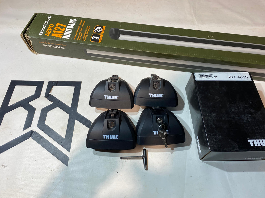 Roof Bar Sets for FORD Transit Connect, 4-dr Van, 14– (4016, 753, a127)