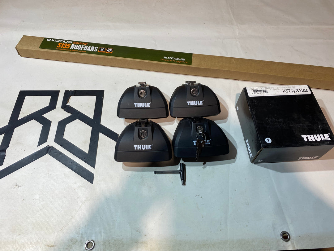 Roof bar set for Isuzu Como & Nissan NV350 (3122 Fitting Kit)