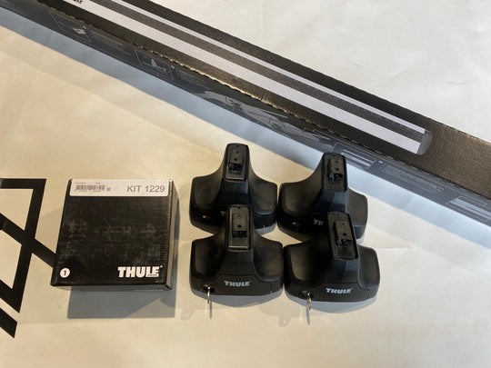 Thule Wingbar Set For JAGUAR X-Type, 4-dr Sedan, 01-09 (1229, 754, 7113)