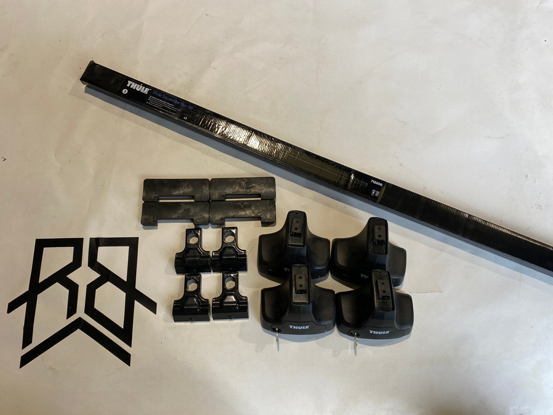 Thule Square Bar Set for FORD Focus, 5-dr Hatchback, 98-04 & Others (1129, 754, 7122)