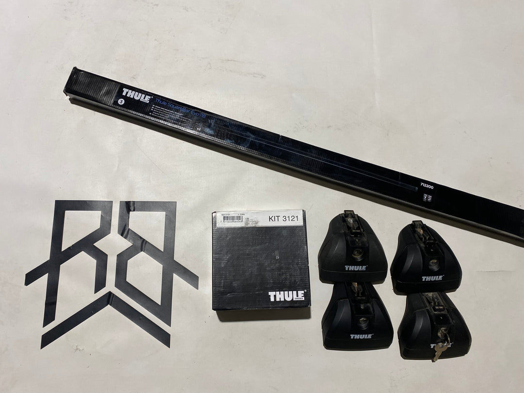 Thule Square bar set for HYUNDAI H-1 98-07 (3121 - 753 - 7122)