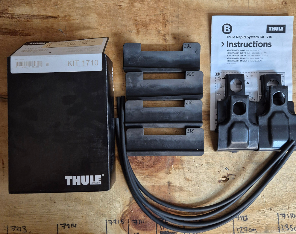 Thule 1710 Fitting Kit - VOLKSWAGEN Golf VII 13-