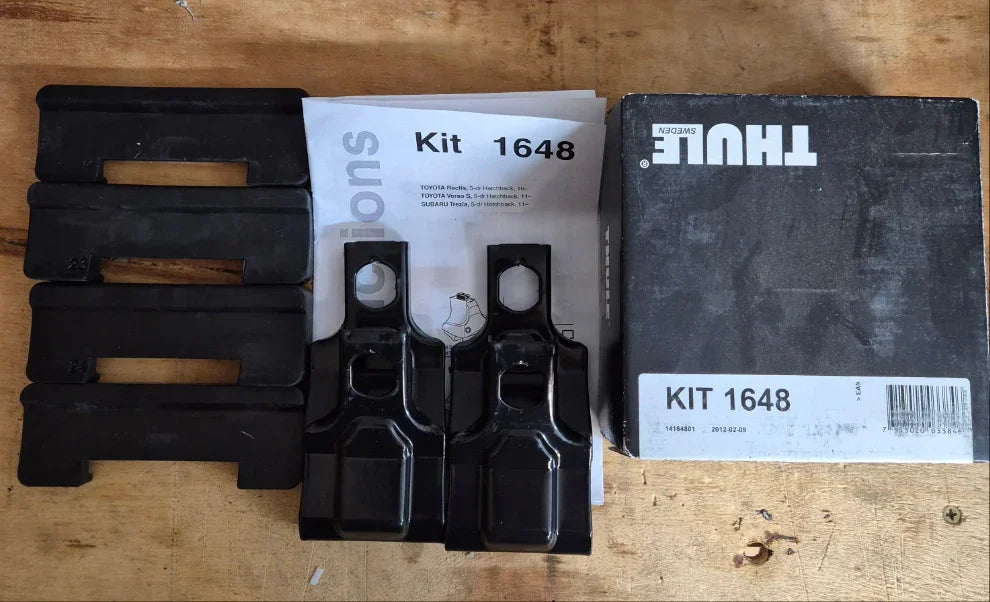 Thule 1648 Fitting Kit - TOYOTA Ractis 2010- and others - New Re boxed