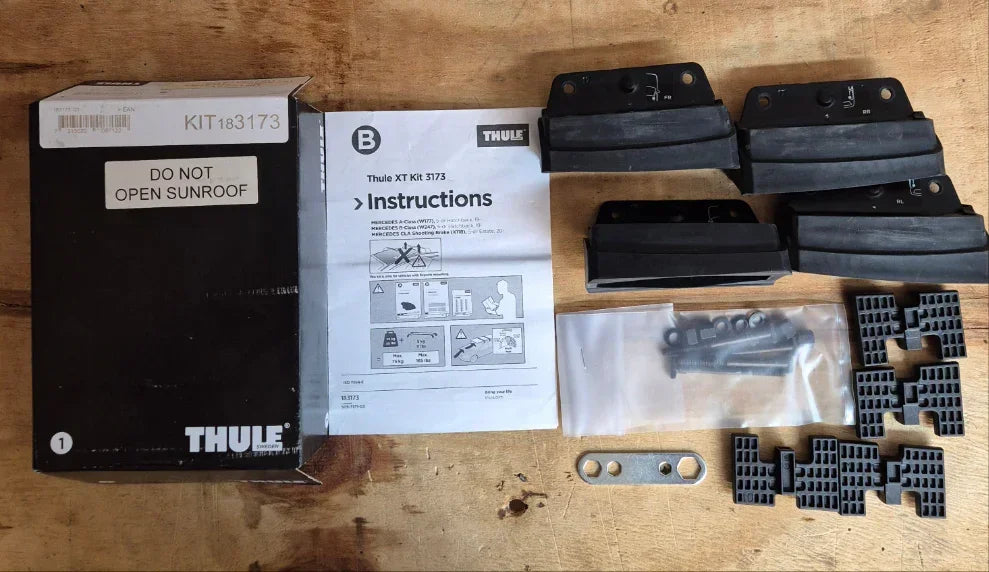 Thule 3173 Fitting Kit Mercedes A Class 2018 onward & Others - Used Once