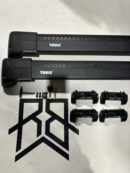 Thule 9591B & 4025 Roof Bar set for VAUXHALL Astra Sports Tourer 10 - 15