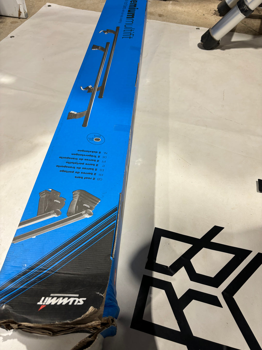 SUP-012 Summit Multi Fit Roof Bars - 1.17m (Damaged Box)