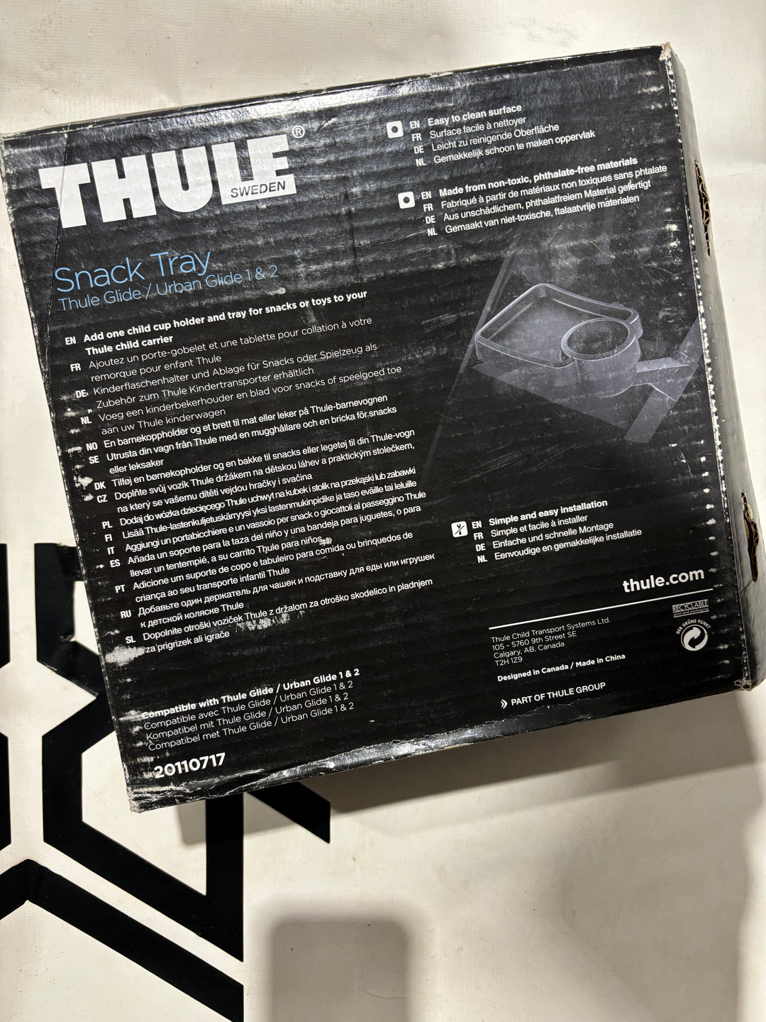 Thule Snack Tray for Thule Glide/Urban Glide 1 & 2 - 20110717