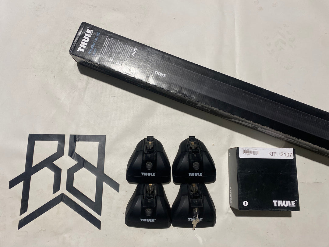 Thule Wingbar Evo Black set for HYUNDAI i40 Estate 11-19 (3107 - 753 - 711220)