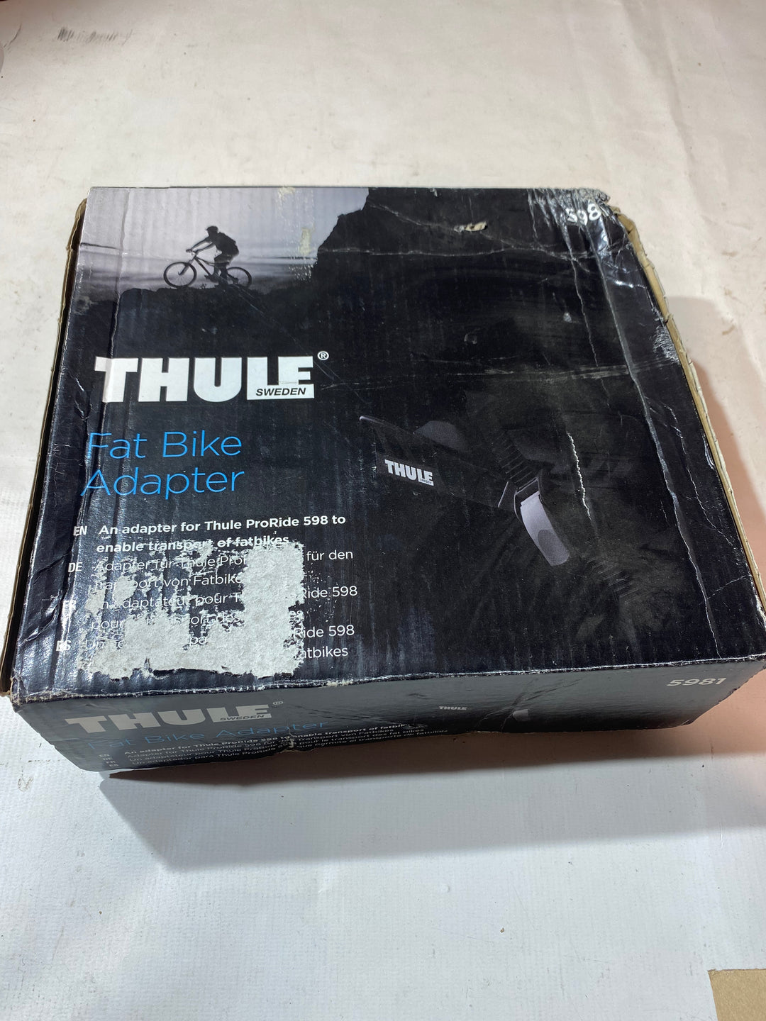 Thule 5891 Fat bike adapter new in tatty box