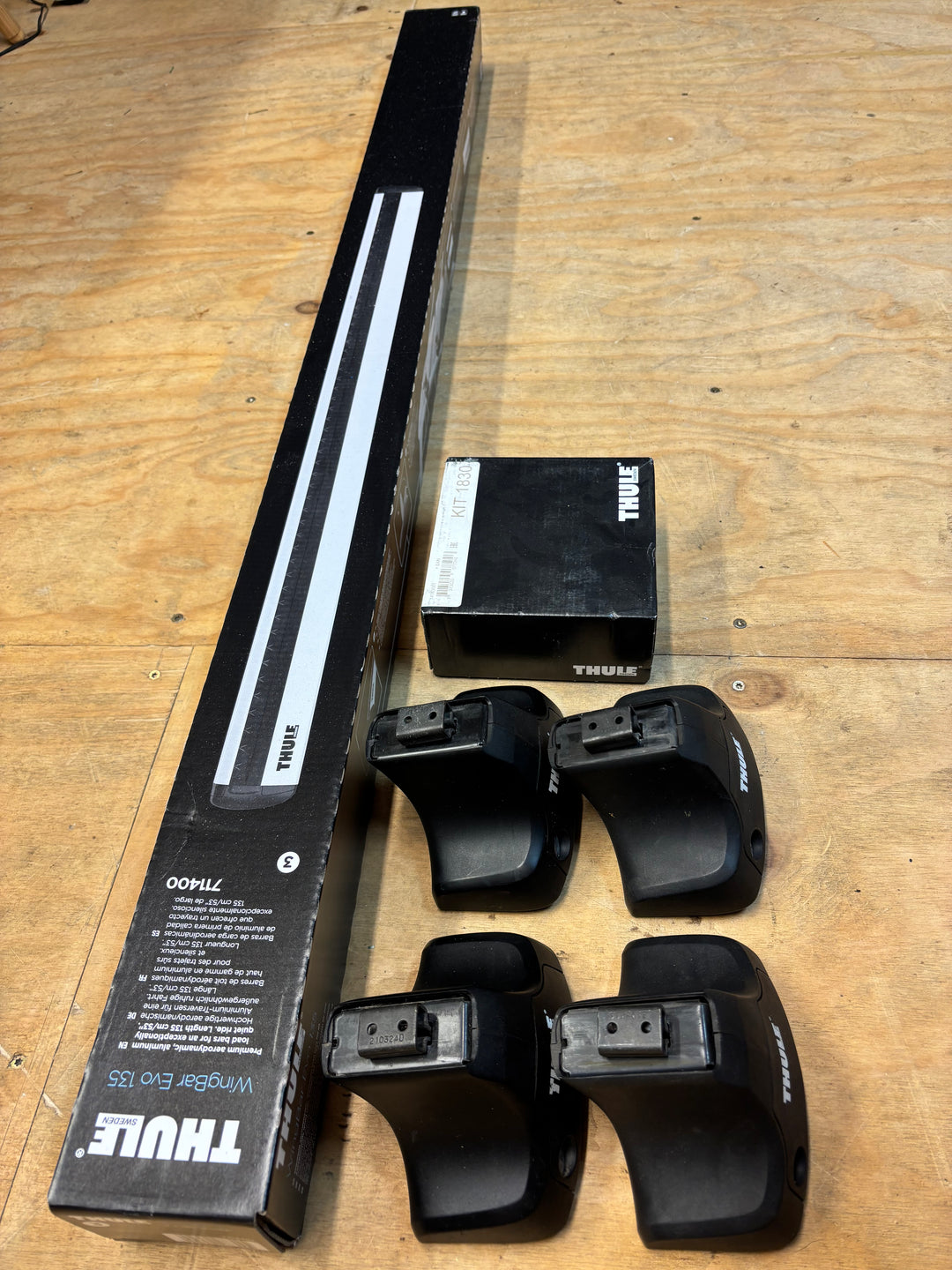 Thule Roof Bar Set for BMW X1 5dr SUV 2016 onwards (711400-754-1830)
