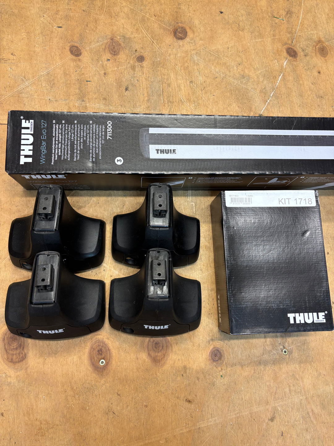 Thule Roof Bar Set for HONDA Civic 4dr Saloon 2013-2015 (North America) - Normal Roof (711300-754-1718)