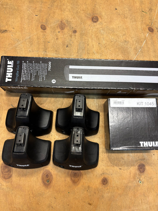 Thule Roof Bar Set for MG ZS 4dr Saloon 2002-2005 - Normal Roof & MG ZS 5dr Hatchback 2002-2005 - Normal Roof (711200-754-1045)