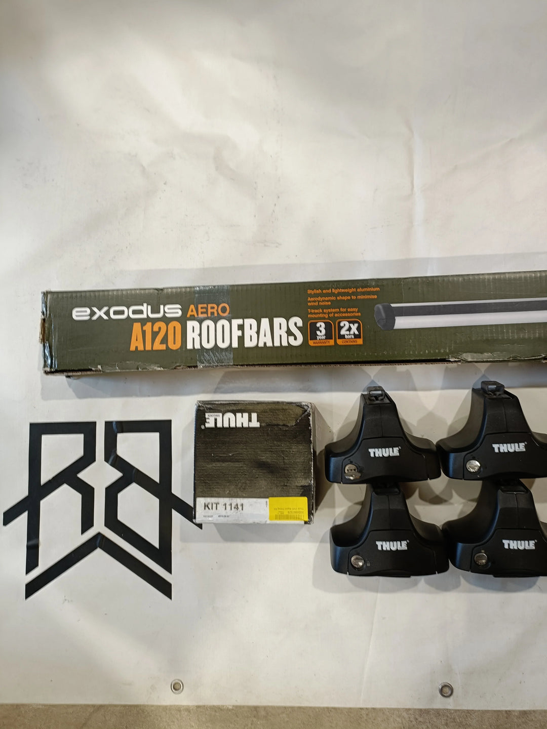 Roof bar set for TOYOTA Yaris 99 to 2005 ( 1141 - 754 - A120)