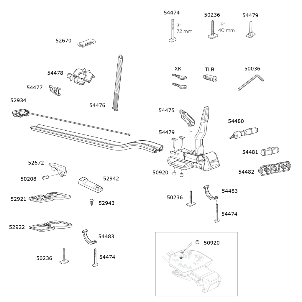 Topride 568 - spares