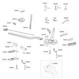 Thule TopRide 568 Bike Carrier - Spare Parts – exploded spare-parts diagram for Thule 54480 - Quick release adapter