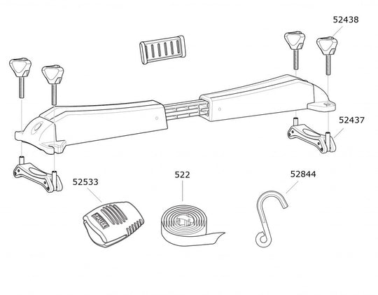 Thule 811 Board Shuttle - Spare Parts