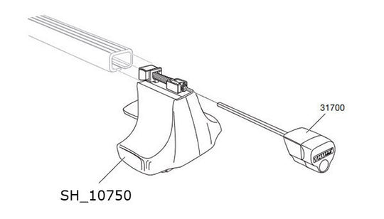 Thule Foot pack 750 - Spare parts
