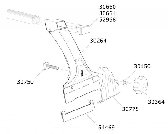 Thule Foot pack 952 - Spare parts
