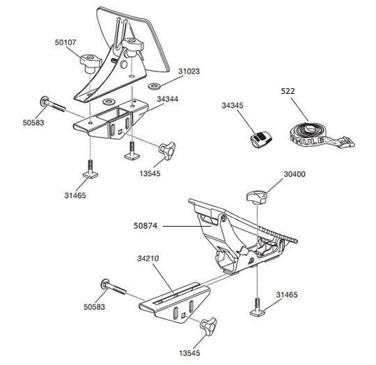 Thule 873 Hydoglide - Spare Parts