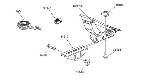 Thule 874 kayak carrier - Spare Parts