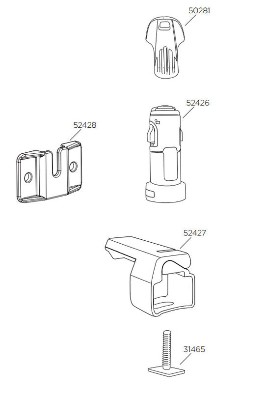 Thule 7291 SkiClick - Spare Parts