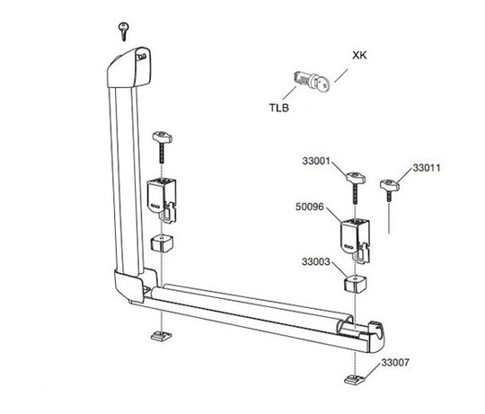 Thule 725 / 726 / 727 Delux - Spare Parts