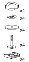 Thule K-Guard 840 - Spares