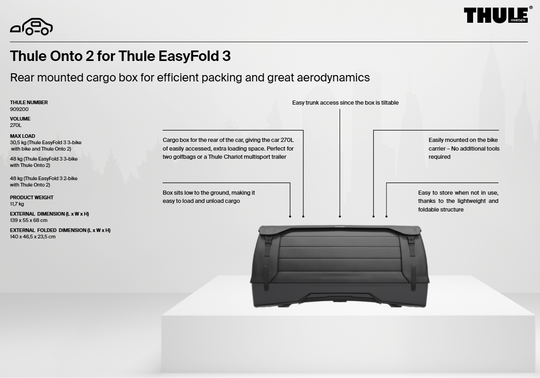 Thule Onto 2 - Thule Easyfold 3