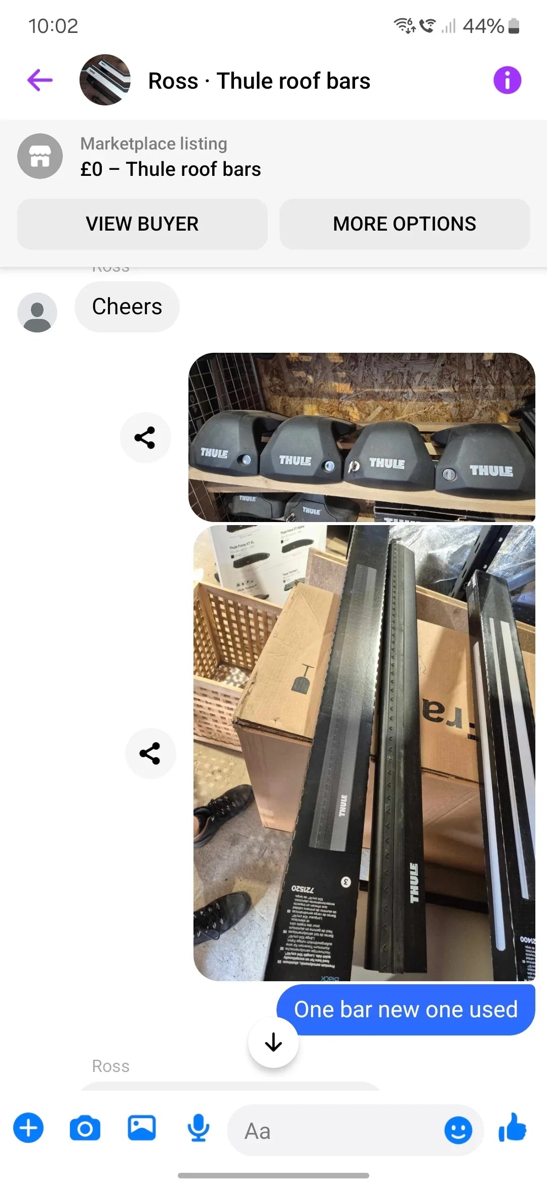 Set for Ross