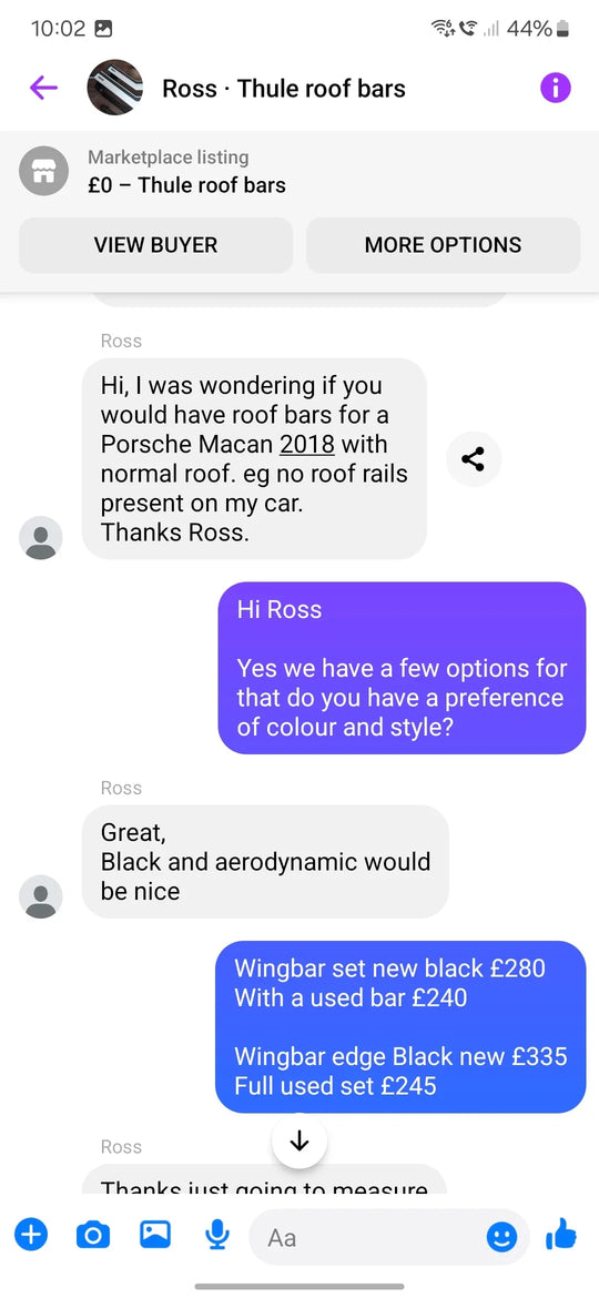Set for Ross