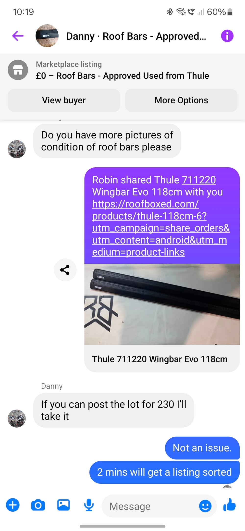 Thule Roof Bars For AUDI A6 Avant, 5-dr Estate, 05-18 (4001, 753, 711220)