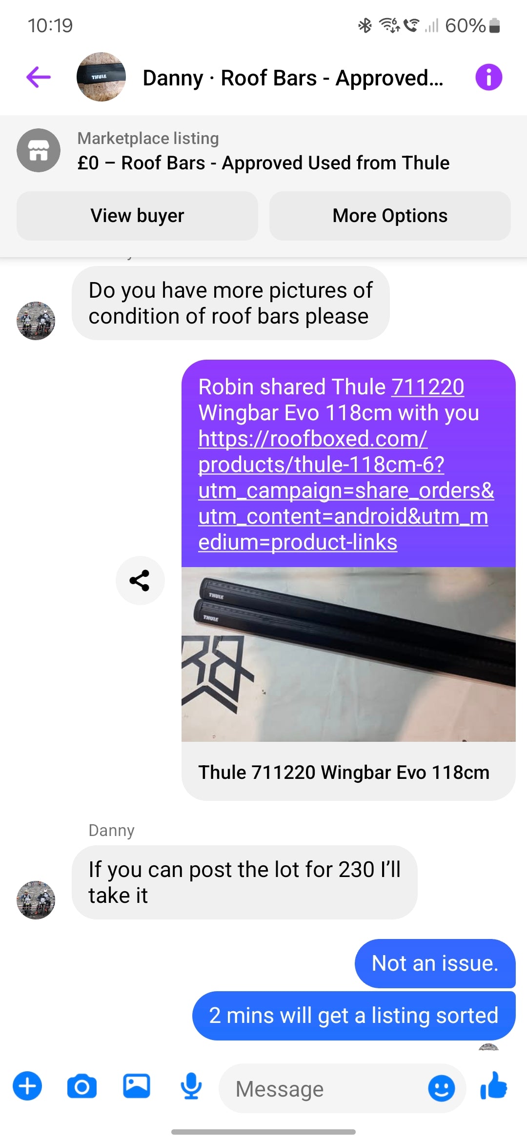 Thule Roof Bars For AUDI A6 Avant, 5-dr Estate, 05-18 (4001, 753, 711220)