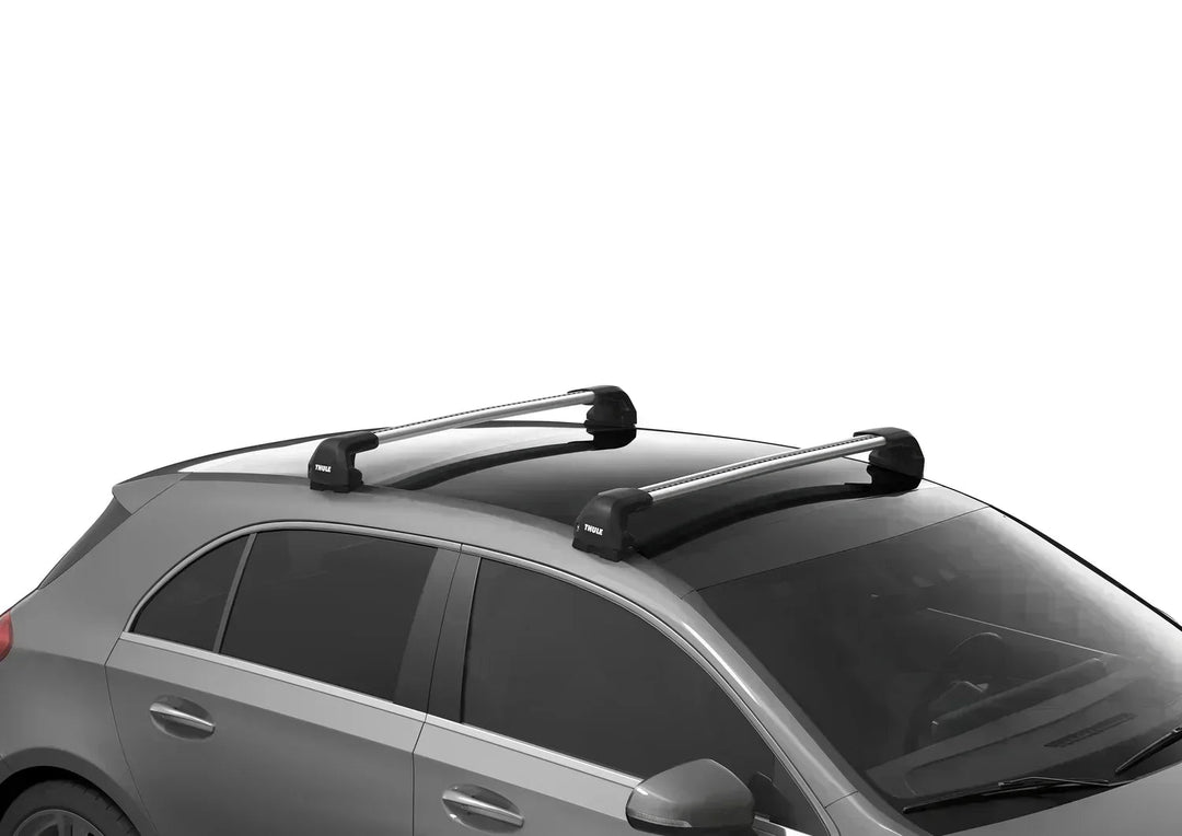 Thule WingBar Edge Silver Roof Bar Set for Hyundai i30 5-door 2012–2017 Fixed Points — Without Glass Roof