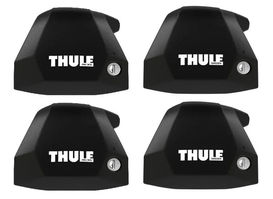 Thule Roof Bar Set for HYUNDAI i30 5-dr Hatchback 2017 onwards - Fixed Points (Wingbar Evo Edge- Black)