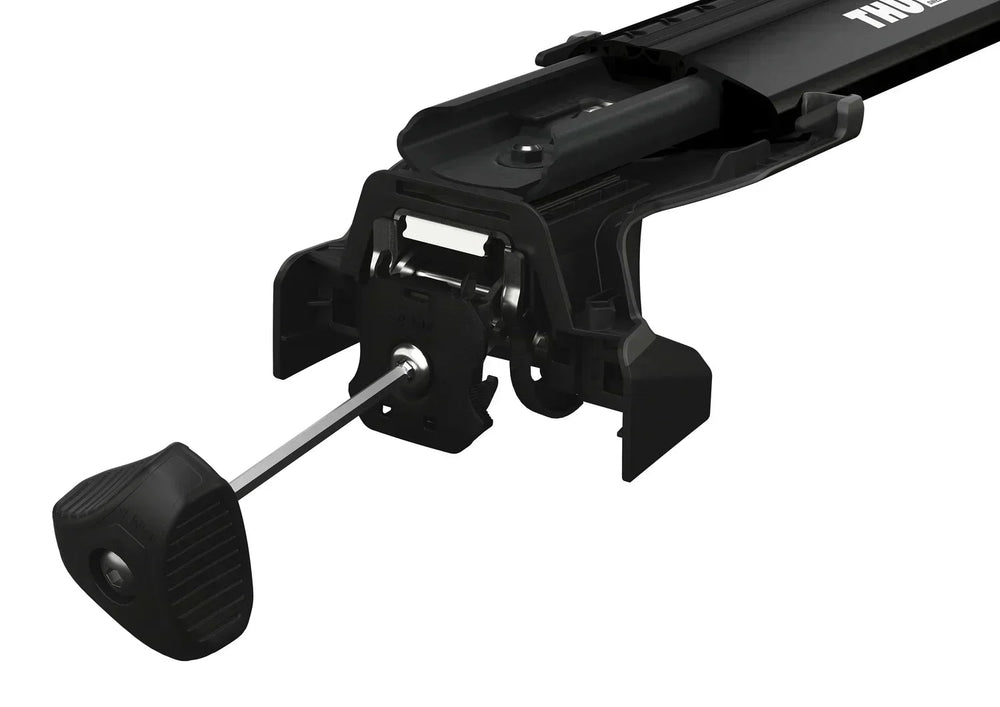 Thule WingBar Edge Black Roof Bar Set for Hyundai i30 Fastback 2019 onwards Fixed Points — Without Glass Roof