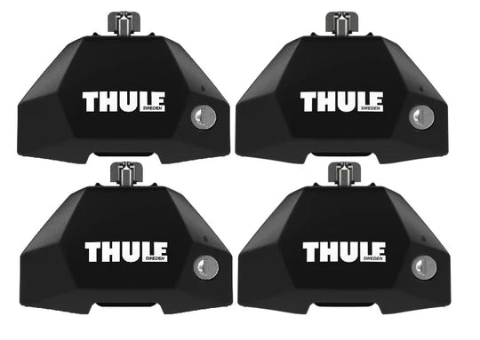 Thule WingBar Evo Black Roof Bar Set for Hyundai i30 5-door 2012–2017 Fixed Points — Without Glass Roof