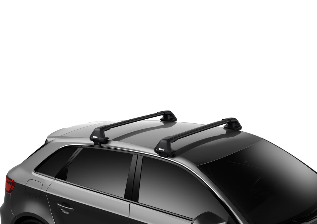 Thule Roof Bar Set for AUDI A6 Avant e-tron 5-dr Estate 2025 onwards - Normal Roof (Wingbar Evo Edge - Black)