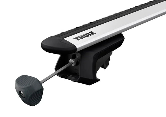 Thule WingBar Evo Silver Roof Bar Set for Hyundai Trajet 2000–2008 Raised Rails