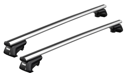 Thule SmartRack XT - 118cm Aluminum Bars (Raised Rail Footpack)