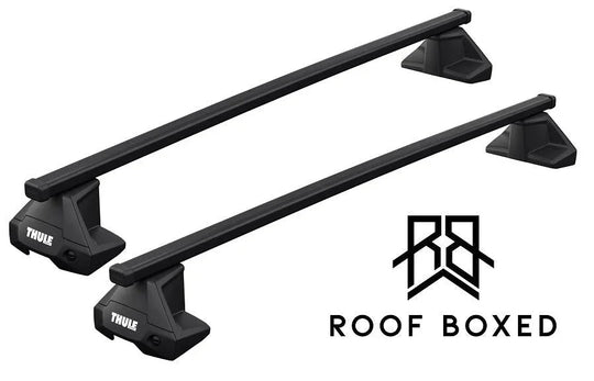 Thule Squarebar Evo - normal roof with correct clamp mounting - image 1 of 3