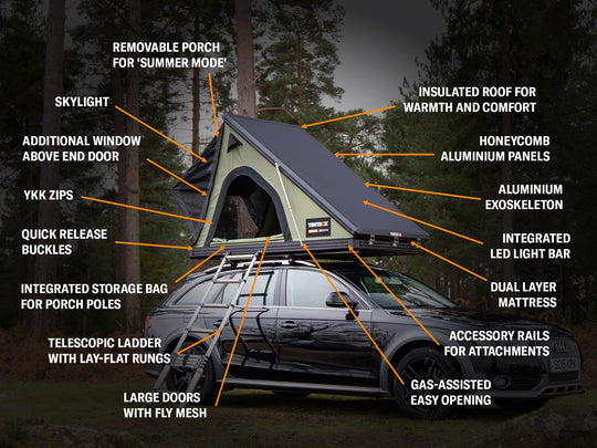 TentBox Cargo – Durable and Spacious Rooftop Tent with Quick Setup and Versatile Features